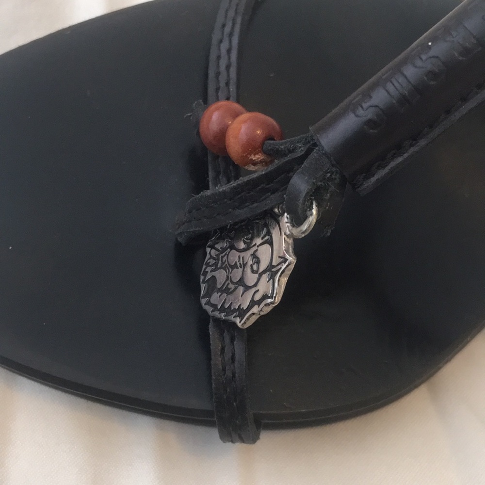 Versus Versace black charm shoes worn once 37